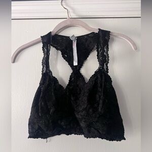 Free People Midnight Black Lace Bralette